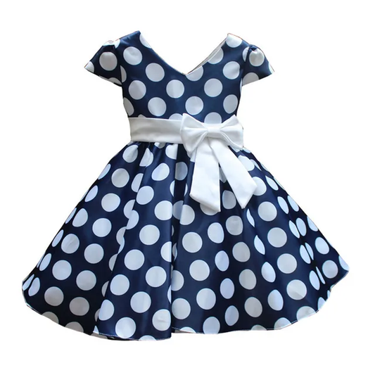 TODDLER DOT CASUAL EVENING DRESS