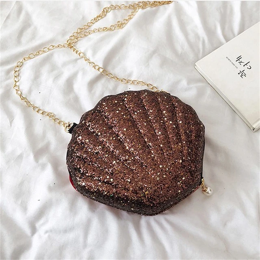 KID'S BLING SHELL CLUTCH