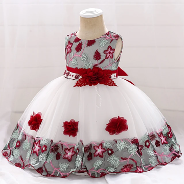 BABY GIRL FLOWER PARTY DRESS