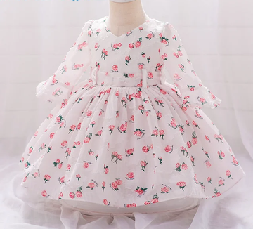 BABY GIRL FLORAL GOWN