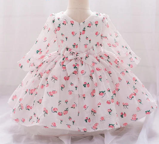 BABY GIRL FLORAL GOWN