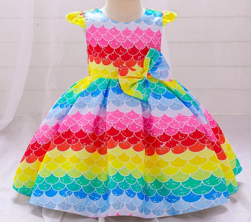 BABY GIRL RAINBOW DRESS