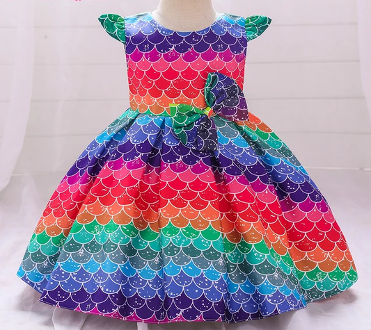 BABY GIRL RAINBOW DRESS