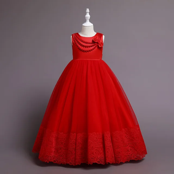 GIRL'S EVENING LONG PARTY GOWN