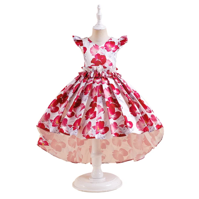 GIRL'S FLORAL FANCY DRESS