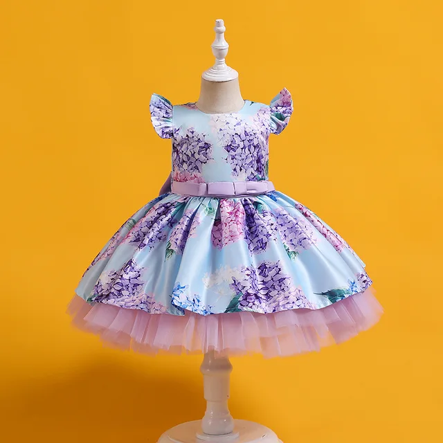 GIRL'S FLORAL PARTY DRESS