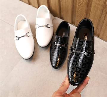 BOY'S SHINING LEATHER PARTY SHOES