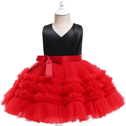 GIRL'S FLUFFY BALL GOWN