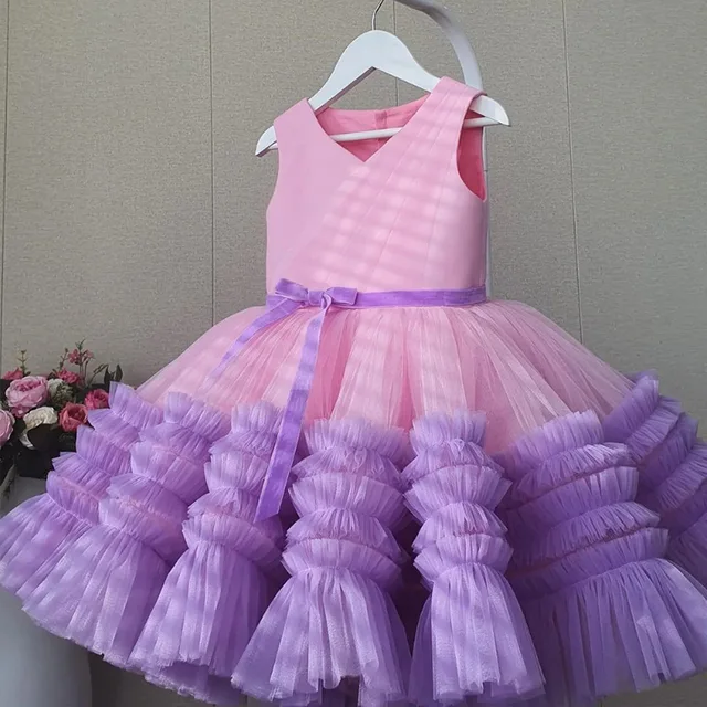 GIRL'S FLUFFY BALL GOWN