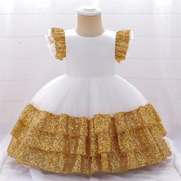 BABY GIRL SEQUIN PARTY DRESS