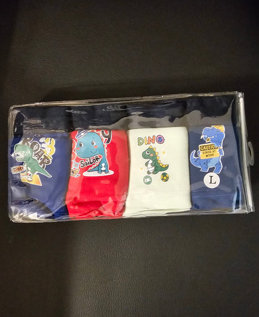 BOY'S CARTOON COTTON BOXERS