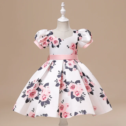 KIDS FLOWER GIRL PARTY DRESS