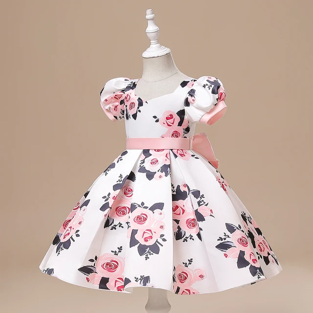 KIDS FLOWER GIRL PARTY DRESS