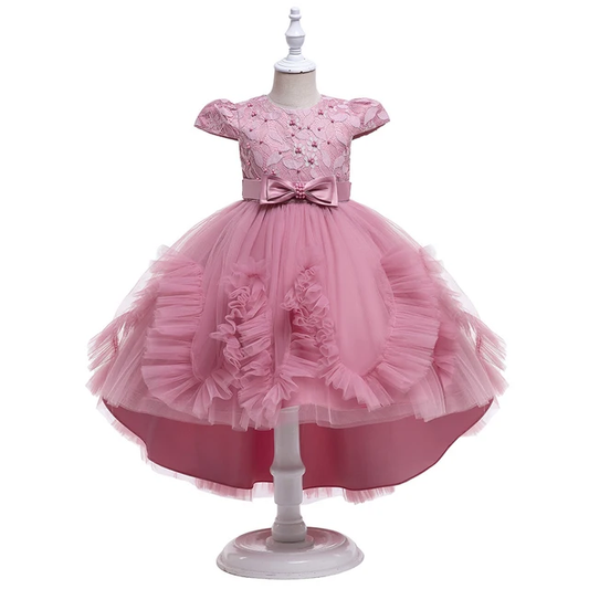 GIRL'S RUFFLE PARTY DRESS