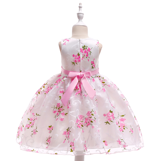 GIRLS FLORAL SUMMER DRESS