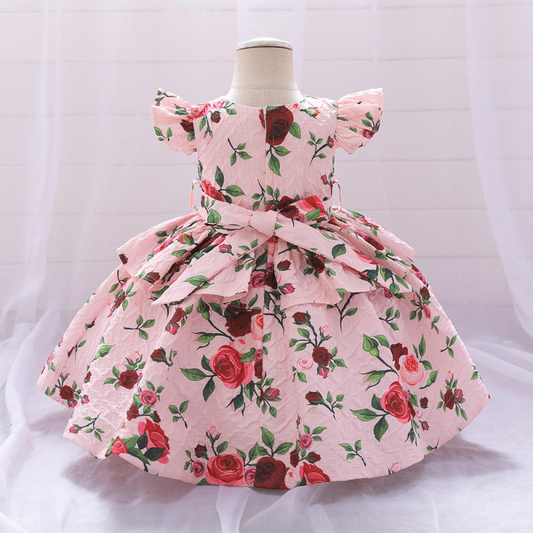 BABY GIRL FLORAL SUMMER DRESS