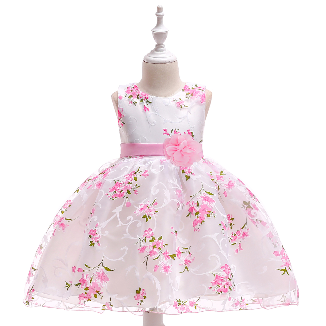 GIRLS FLORAL SUMMER DRESS