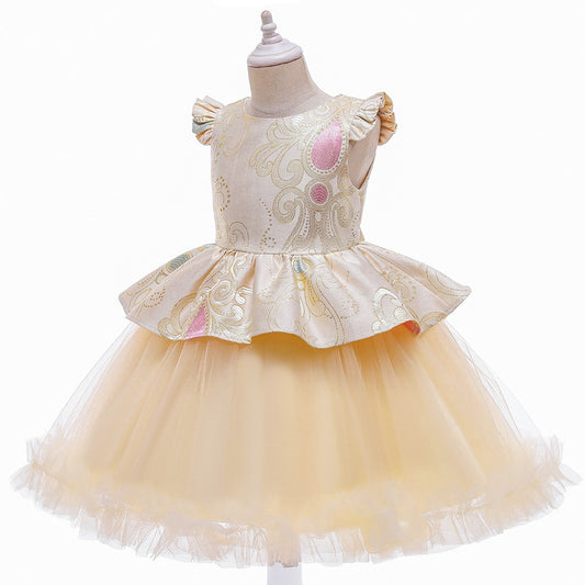 PRINCESS SATIN TUTU FROCK DRESS