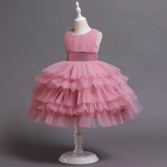 GIRLS RUFFLE PARTY DRESS